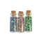 Christmas Sparkle Collection Glass Glitter - 3 vials x 4g each